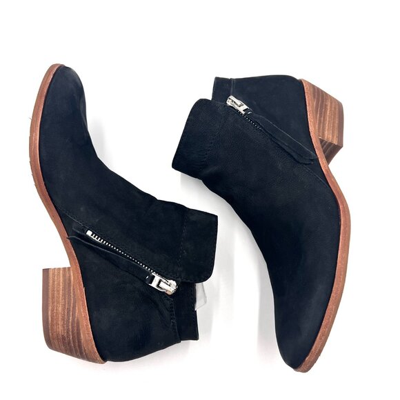 Sam Edelman Parker Ankle Boot Black Suede Size 8 - Picture 5 of 16